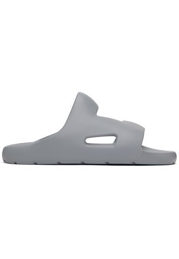 Bottega Veneta Gray Band Slides