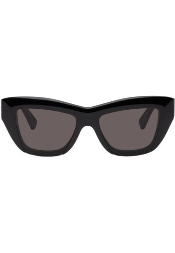 Bottega Veneta Black Cat-Eye Sunglasses