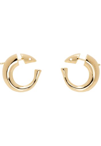 Bottega Veneta Gold Hoop Earrings