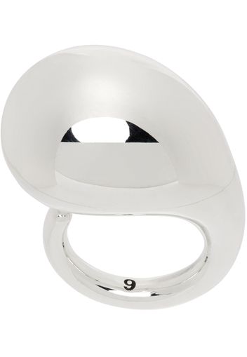 Bottega Veneta Silver Drop Ring