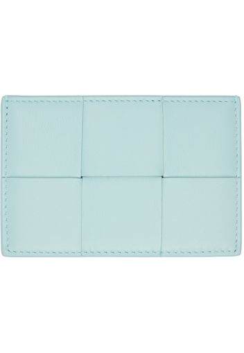 Bottega Veneta Blue Cassette Card Holder