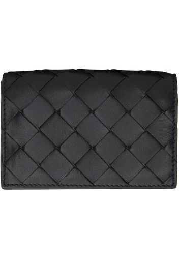 Bottega Veneta Black Business Card Holder