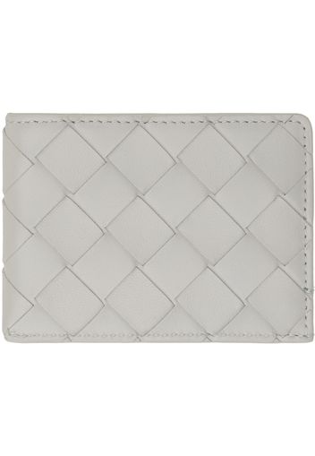 Bottega Veneta Gray Intrecciato Card Holder