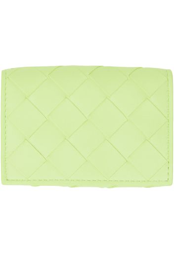 Bottega Veneta Green Intrecciato Wallet