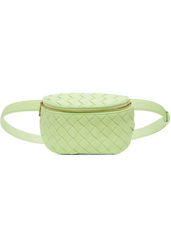 Bottega Veneta Green Intrecciato Belt Bag