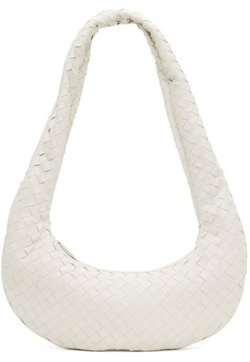 Bottega Veneta White Zip Bag