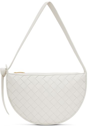 Bottega Veneta White Mini Sunrise Bag