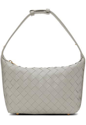 Bottega Veneta Gray Mini Wallace Shoulder Bag