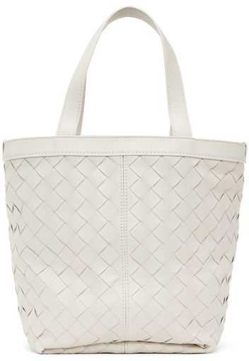 Bottega Veneta White Small Flip Flap Bag