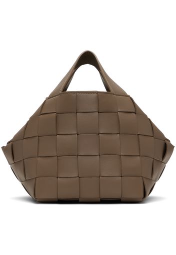 Bottega Veneta Taupe Bowling Cassette Bag