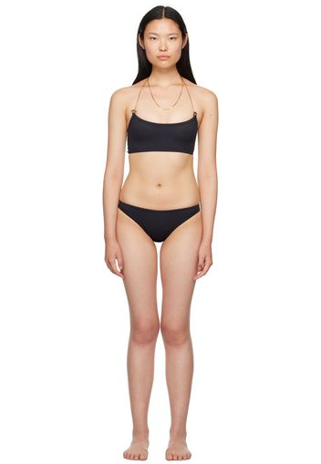 Bottega Veneta Navy Chains Bikini