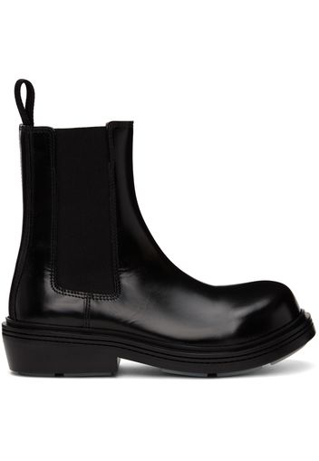 Bottega Veneta Black Fireman Chelsea Boots