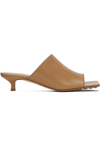 Bottega Veneta Tan Stretch Mules