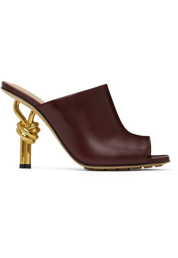 Bottega Veneta Brown Knot Mules