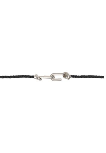 Bottega Veneta Black Intreccio Knot Belt