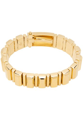 Bottega Veneta Gold Polished Bracelet