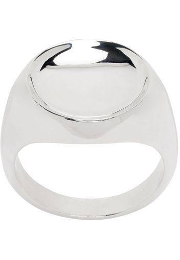 Bottega Veneta Silver Signet Ring