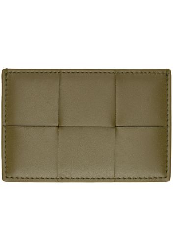 Bottega Veneta Khaki Cassette Card Holder