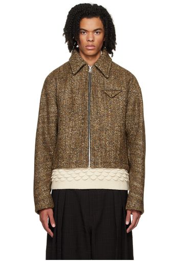 Bottega Veneta Brown Speckled Jacket