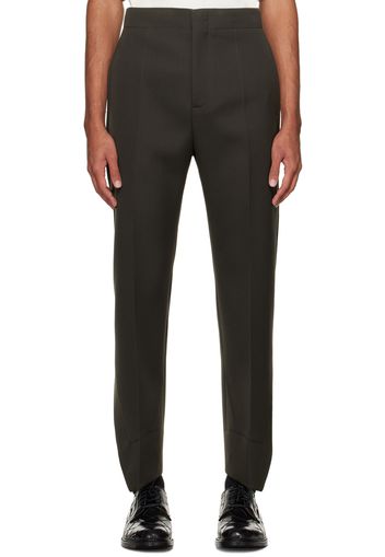 Bottega Veneta Brown Curved Trousers