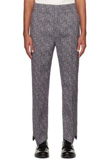 Bottega Veneta Purple Curved Trousers