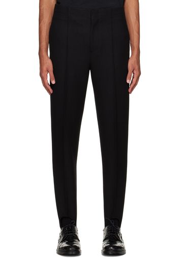 Bottega Veneta Black Structured Trousers