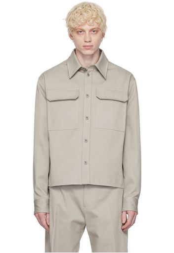 Bottega Veneta Gray Button Shirt