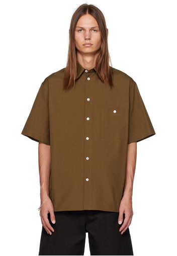 Bottega Veneta Brown Buttoned Shirt