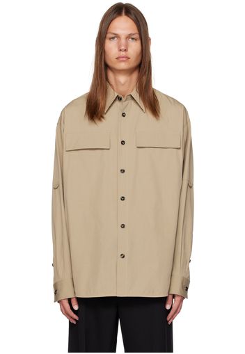 Bottega Veneta Beige Relaxed-Fit Shirt