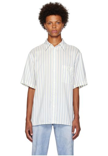 Bottega Veneta Off-White Striped Shirt