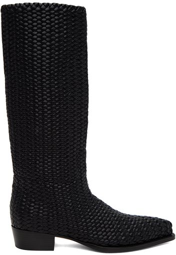 Bottega Veneta Black Ripley Boots