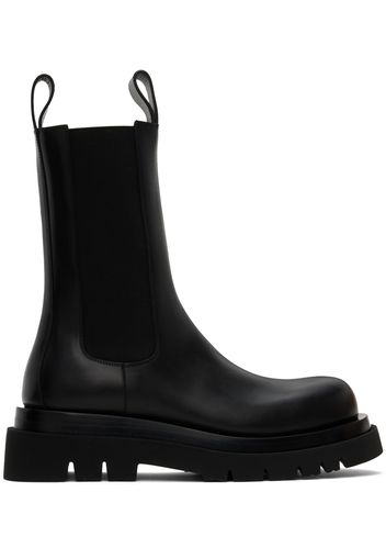 Bottega Veneta Black Lug Chelsea Boot