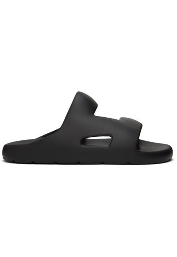 Bottega Veneta Black Band Slides