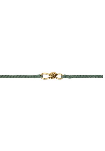 Bottega Veneta Green Andiamo Belt