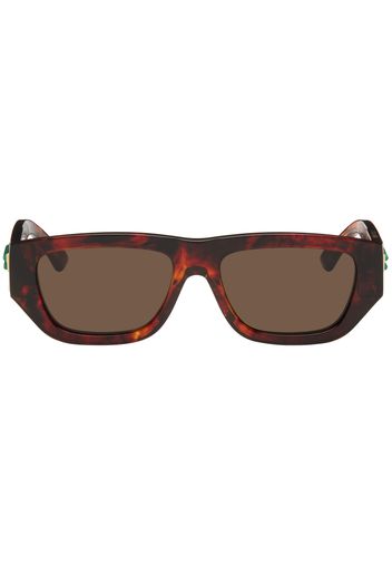 Bottega Veneta Tortoiseshell Bolt Sunglasses