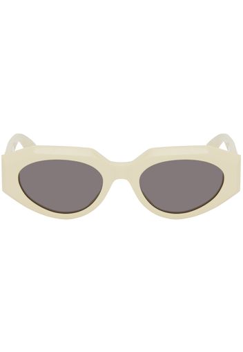 Bottega Veneta Yellow Facet Sunglasses