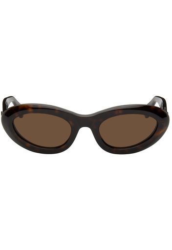 Bottega Veneta Tortoiseshell Bombe Sunglasses