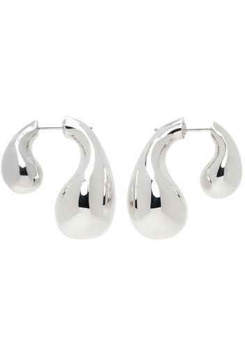 Bottega Veneta Silver Drop Earrings