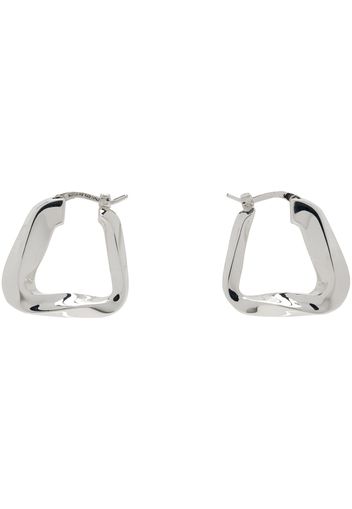 Bottega Veneta Silver Only Earrings