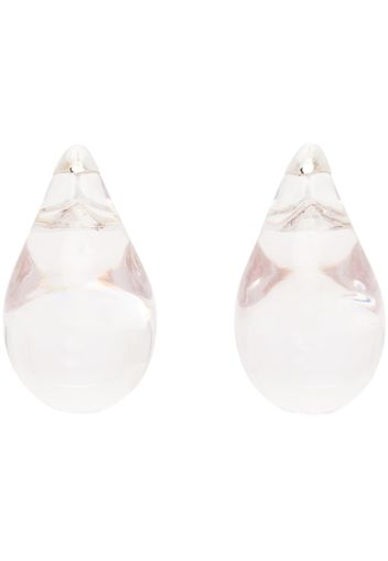 Bottega Veneta Transparent Drop Earrings