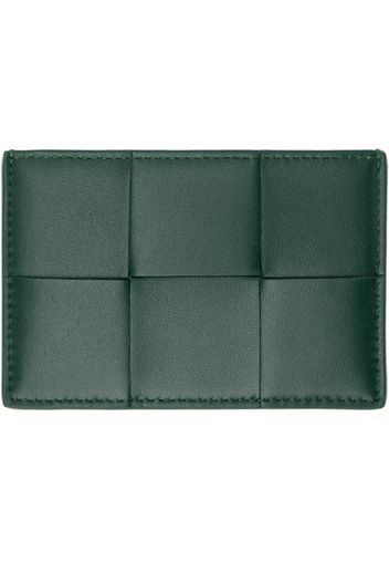 Bottega Veneta Green Cassette Card Holder