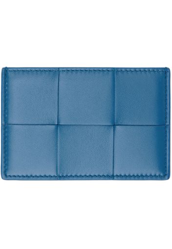 Bottega Veneta Blue Cassette Card Holder