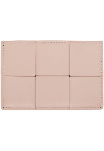 Bottega Veneta Pink Cassette Credit Card Holder