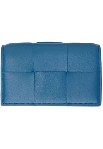 Bottega Veneta Blue Cassette Card Holder