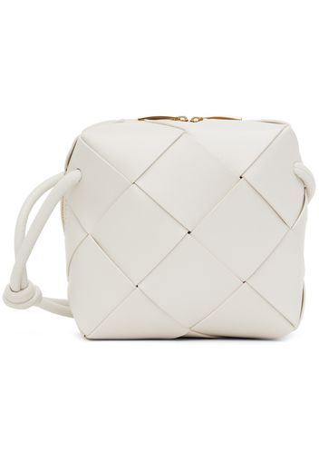 Bottega Veneta White Mini Cassette Camera Bag