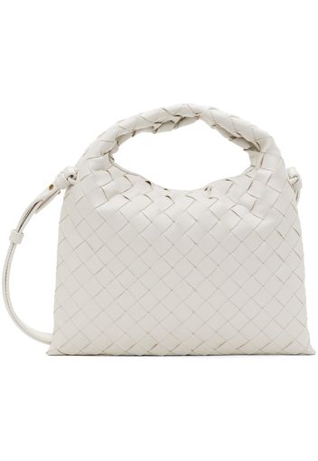 Bottega Veneta White Mini Hop Bag