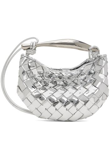 Bottega Veneta Silver Mini Sardine Bag