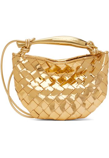 Bottega Veneta Gold Mini Sardine Bag