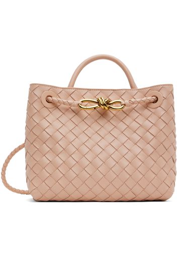 Bottega Veneta Pink Small Andiamo Bag