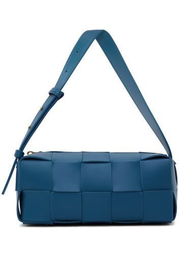 Bottega Veneta Blue Small Brick Cassette Bag